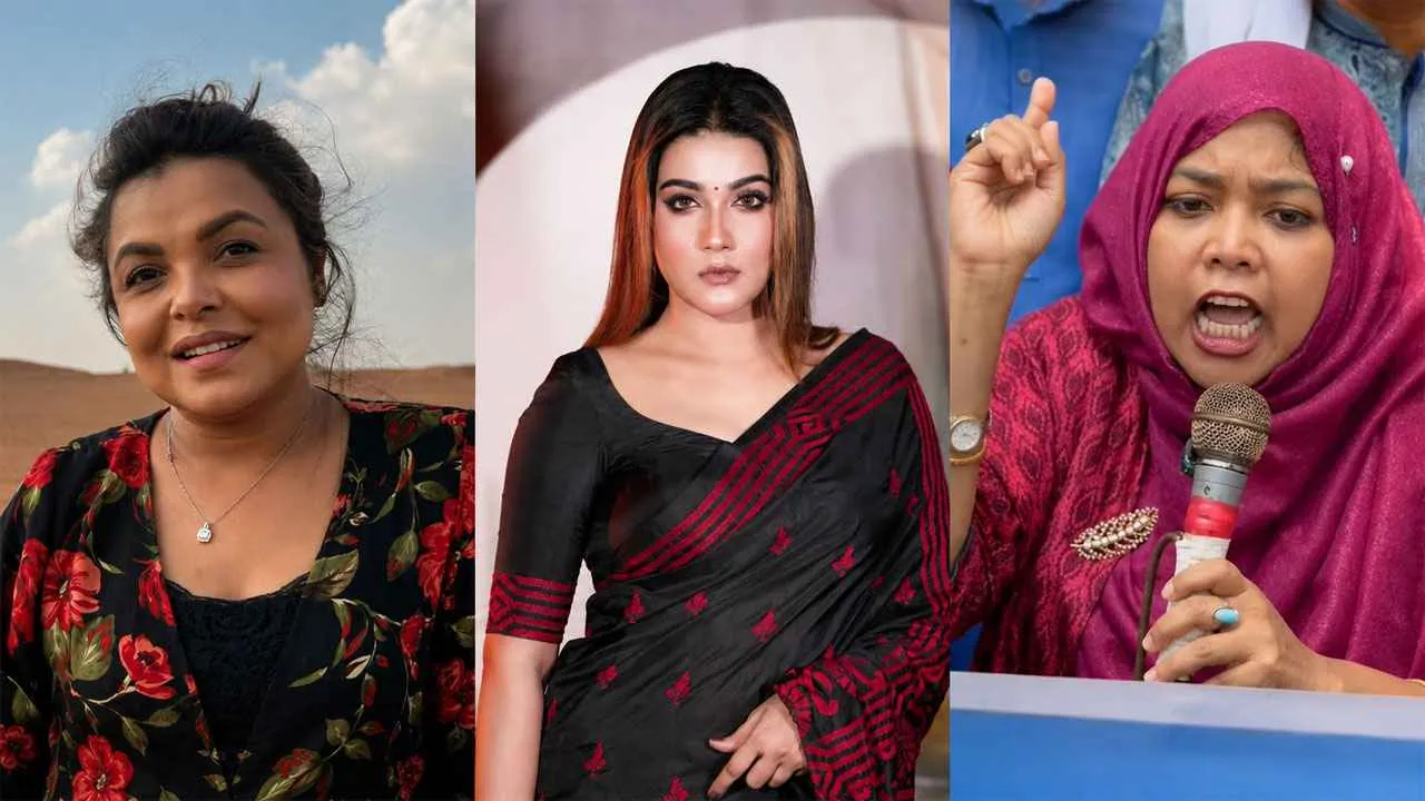 জুলাই নিয়ে কটাক্ষ: শাওন, মাহিসহ তিনজনের বিরুদ্ধে থানায় জিডি